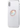 lenoup Glitter Bling Bling Phone Ring Holder,Sparkle Phone Ring Grip Artificial Diamond Stand,Rhinestone Cell Finger Ring for Phones,Pad(Rose Gold)