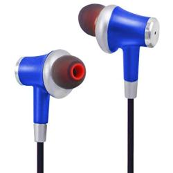 ALTEAM ErgoFit Earbuds Stereo Headphone Deep Bass in-Ear Earphones with Microphone Mic and Call Controller Wired Metal Earphone for Android Sony Samsung Smart Mobile Cell Phone Music 3.5mm Plug-Blue