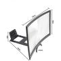 Emoly 12 3D Curve Screen Magnifier for Cell Phone, HD Amplifier Projector for Movies, Videos, and Gaming Foldable Phone Stand with Screen Amplifier for iPhone,All Smartphones (Black, 12 inch)