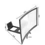 Emoly 12 3D Curve Screen Magnifier for Cell Phone, HD Amplifier Projector for Movies, Videos, and Gaming Foldable Phone Stand with Screen Amplifier for iPhone,All Smartphones (Black, 12 inch)