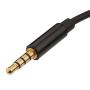Replacement 3.5mm to 3.5mm 4-pole Cable Compatible with Turtle Beach Gaming Headsets - 1.2m Gold Plated Chat Talkback Mobile Adapter Cable - PX22 Z22 XP7 Z7 Sierra