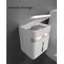 Omeet Toilet Paper Roll Holder with Automatic Sensor LED Lighting and Smartphone Holder Shelf, Wall Mounted Bathroom Tissue Storage, Waterproof, Large Dual Capacity Omeet Toilet Paper Roll Holder with Automatic Sensor LED Lighting and Smartphone Holder Shelf, Wall Mounted Bathroom Tissue Storage, Waterproof, Large Dual Capacity