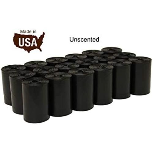 Five Star Pet Extra Large 9" x 15" Made in USA Easy Open Poop Bags Dog Waste Bags, Free Dispenser, 18 Refill Rolls, 270 Bags