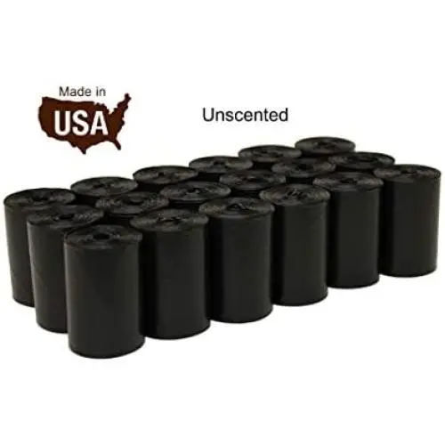 Five Star Pet Extra Large 9" x 15" Made in USA Easy Open Poop Bags Dog Waste Bags, Free Dispenser, 18 Refill Rolls, 270 Bags