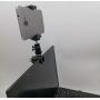 Xiletu Universal Aluminum Smartphone Clip Holder w/Tripod Ball Head Mount for Most Laptop, Tablet, Cell Phone & Gopro POV Camera- Mount Your iPhone to Notebook or Laptop Computer