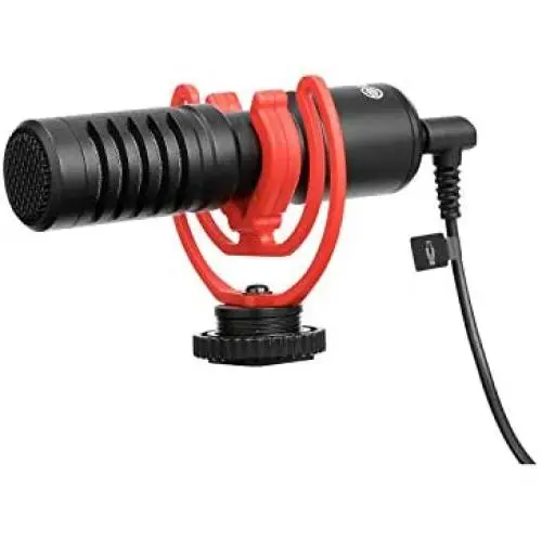 Upgraded BOYA Camera Super-Cardioid Video Shotgun Condenser Microphone by-MM1+ with Headphone Monitoring, Compatible with Camera Camcorder Android iOS Smartphone Upgraded BOYA Camera Super-Cardioid Video Shotgun Condenser Microphone by-MM1+ with Headphone Monitoring, Compatible with Camera Camcorder Android iOS Smartphone