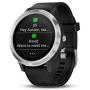 Garmin 010-01769-01 Vivoactive 3, GPS Smartwatch with Contactless Payments and Built-In Sports Apps, Black with Silver Hardware