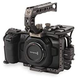 Tilta BMPCC 4K Cage TA-T01-B-G Full Camera Cage SSD Drive Holder Top Handle for BMPCC 4K Camera Basic Kit (Color Tilta Gray)