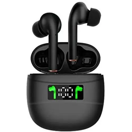 True Wireless Earbuds Bluetooth 5.2 with Led Display Charging Case Waterproof Earbuds 35 Hours Playtime Built-in Mic Earbuds HiFi Premium Sound with Deep Bass for Sport,Black True Wireless Earbuds Bluetooth 5.2 with Led Display Charging Case Waterproof Earbuds 35 Hours Playtime Built-in Mic Earbuds HiFi Premium Sound with Deep Bass for Sport,Black