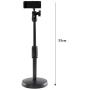 Cell Phone Holder for Desk 360° Rotation Strengthening The Base Excellent Stability Smartphone Stand Compatible with All Mobile Phones Height Adjustment Angle Bedroom Office Travel Mobile Holder