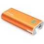 Jackery Portable Travel Charger Bar 6000mAh Power Outdoors Pocket-Sized Ultra Compact External Battery Power Bank Fast Charging Speed with Emergency Flashlight for iPhone, Samsung and Others - Orange
