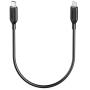 USB C to Lightning Cable (1 ft), Anker Powerline III MFi Certified Fast Charging Lightning Cable for iPhone 11/11 Pro / 11 Pro Max/X/XS/XR Max / 8 /AirPods Pro, Supports Power Delivery (Black)