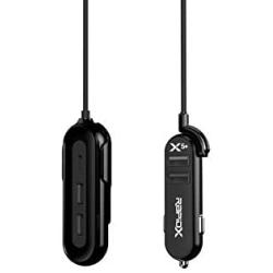RapidX RXX5USBBOBPL X5 Plus Car Charger 5 USB Ports QC 3.0/Type CBlack on Black