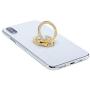 lenoup Glitter Bling Bling Phone Ring Holder,Sparkle Phone Ring Artificial Diamond Kickstand,Rhinestone Cell Phone Finger Ring Grip for Girls Women for Almost All Phones,Pad(Gold)