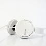 SONY Over On Ear Best Stereo Extra Bass Portable Headphones Headset for Apple iPhone iPod / Samsung Galaxy / mp3 Player / 3.5mm Jack Plug Cell Phone (White)