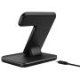 3 in 1 Wireless Charger, Upgraded Version Wireless Charging Station for Apple Watch 5/4/3/2/1 & AirPods,Wireless Charging Station 15W Qi Fast Charger for Airpods Pro iPhone 11/11 Pro Max/XR/XS/X/8/8P