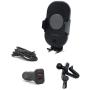 Bolt Car Mount and Qi Fast Wireless Charger with Auto Sense Locking for iPhone X, XS, 8, Plus, Galaxy S10, S9, S8, and Qi-Enabled Devices