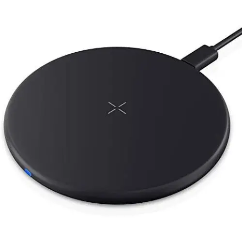 Wireless Charger Fast Qi Certified, 10W Max Wireless Charging Pad for iPhone 11/11 Pro/11 Pro Max/XS MAX/XR/XS/X/8 Plus, Samsung Galaxy S20/Note 10/S10/9/S9/S8, AirPods Pro (No AC Adapter) Wireless Charger Fast Qi Certified, 10W Max Wireless Charging Pad for iPhone 11/11 Pro/11 Pro Max/XS MAX/XR/XS/X/8 Plus, Samsung Galaxy S20/Note 10/S10/9/S9/S8, AirPods Pro (No AC Adapter)