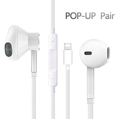 VESETA-QILI Earbuds, Microphone Earphones Stereo Headphones Headset Compatible with iPhone 11/11 Pro Max/7/7 Plus/8/8 Plus/XS/X/XS Max/XR Earphones