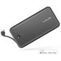 Luxtude Portable Charger for iPhone, Apple Certified Power Bank, 10000mAh Slim Battery Pack Built in Lightning Cable, Fast Charging Portable Phone Charger for iPhone 11/XS/XR/X/8/7/6, iPad and More