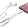 Headphones Adapter for Phone Charger Dongle 3.5mm Jack AUX Audio Cable Adaptor Music & Charging for Phone XR/8/8Plus/10/7/7Plus/X/XS Splitter Aux Adapter Earphone Converter Support iOS 12 or Higher