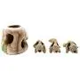 Outward Hound Hide-A-Squirrel Squeaky Puzzle Plush Dog Toy - Hide and Seek Activity for Dogs