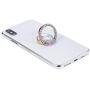 lenoup Iridescent Glitter Bling Bling Phone Ring Holder,Sparkle Phone Ring Artificial Diamond Stand,Rhinestone Cell Phone Finger Ring(Rainbow)
