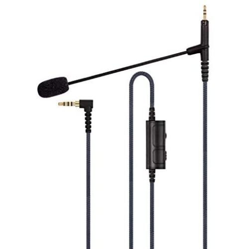 Cable Boom Microphone - Volume Control for Playstation PS4 or Xbox One Controller, PC - Boompro Gaming Mic Compatible with Sennheiser HD598, HD598 SE, HD518, HD598 Cs, SR, HD599 Headphone(150CM)
