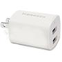 Tranesca Dual USB Wall Chargers for iPhone Xs/Xs Max,iPhone XR/8/7/6S/6S Plus/6 Plus/6, Samsung Galaxy S7/S6/S5 Edge, LG, HTC, Moto, Kindle and More-2 Pack (White)