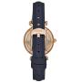 Fossil Womens Carlie Mini Stainless Steel and Leather Quartz Watch