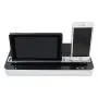 Mcbazel iPega PG 9119 Multi-Purpose Dual Charging Station Dock with Audio Speaker for Nintendo Switch iOS Android Smart Phone Silver Mcbazel iPega PG 9119 Multi-Purpose Dual Charging Station Dock with Audio Speaker for Nintendo Switch iOS Android Smart Phone Silver