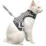 Escape Proof Cat Harness with Leash, Adjustable Cat Walking Jackets, Padded Cat Vest