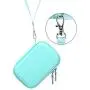 Canboc Hard Carrying Case for Canon Ivy Mobile Mini CLIQ CLIQ+ Instant Camera Printer Wireless Bluetooth Portable Smartphone Photo Printer, Mesh Pocket fit Zink Photo Paper and USB Cable, Mint Green
