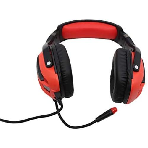 Gaming Headset with Microphone, Extension-Type USB Plug and Round Hole Plug Headset, Suitable for Mobile Phones, Computers, ipads