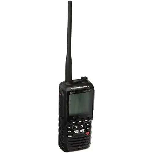 STANDARD HORIZON HX870 Floating 6W Handheld VHF with Internal GPS, Black STANDARD HORIZON HX870 Floating 6W Handheld VHF with Internal GPS, Black