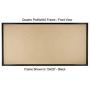 Quadro Frames 5x15 inch Picture Frame, Black, Style P375-3/8 inch Wide Molding