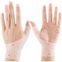 Gel Wrist Brace, Adjustable Braces Elastic Pressure Support Relief Pain from Tenosynovitis, Arthritis, Rheumatism, Carpal Tunnel, Tendonitis, for Right and Left Hands for Men and Women One Pair Beige