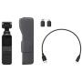 DJI Osmo Pocket - Handheld 3-Axis Gimbal Stabilizer with integrated Camera 12 MP 1/2.3” CMOS 4K Video, Attachable to Smartphone, Android, iPhone, Black