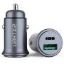 SIXTHGU USB C Car Charger Super Mini All Metal 30W 5A Fast USB Car Charger PD&QC 3.0 Dual Port Car Adapter Fit Compatible with iPhone 11/11 Pro/11 Pro Max/XS, Samsung Note 10/S10, Google Pixel 3/2/XL
