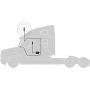 Wilson Electronics 24-inch 4G Truck and RV Mirror-Mount Antenna w/ 14 ft RG58 cable, SMA Male Connector