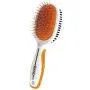 WAHL Premium Pet Double Sided Pin Bristle Brush with Patented Stacked Pin Design to Remove Loose Hair Plus Stimulate The Skin While Creating a Soft Coat Shine, Orange/White (858501) WAHL Premium Pet Double Sided Pin Bristle Brush with Patented Stacked Pin Design to Remove Loose Hair Plus Stimulate The Skin While Creating a Soft Coat Shine, Orange/White (858501)