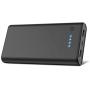 Portable Charger Power Bank【24800mAh】 HETP High Capacity External Battery Pack with 4 LED Lights Ultra-Compact High-Speed Recharging Battery Charger for Smart Phone Android Tablet and More -Black