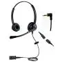 Wired Cell Phone Headset by AvimaBasics | with Noise Canceling Mic and Adjustable Fit Headband for iPhone Samsung Huawei HTC LG ZTE BlackBerry Mobile Phone and Smartphones with 3.5mm Jack