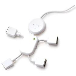 Kikkerland US006 USB Hubman, white