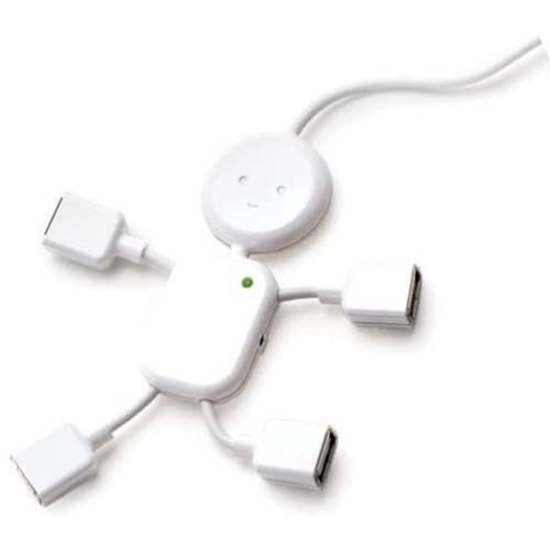 Kikkerland US006 USB Hubman, white