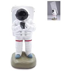 ONEYIM Phone Holder for Desk, Creative Astronaut Cell Phone Stand Tablets Phone Holder Adjustable Phone Supporter for iPhone, Ipad, Samsung Phone (B)