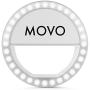Movo PRL-1 Clip-on Mobile Selfie Ring Light with 36 Ultra-Bright LEDs, 3 Output Levels, Compatible with iPhone, iPad, Android Smartphones, Tablets and Laptops