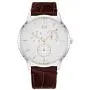Tommy Hilfiger Mens Stainless Steel Quartz Watch with Leather Crocodile Strap, Brown, 22 (Model: 1710389) Tommy Hilfiger Mens Stainless Steel Quartz Watch with Leather Crocodile Strap, Brown, 22 (Model: 1710389)