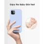 DTTO iPhone 11 Case, [Romance Series] Full Covered Shockproof Silicone Cover [Enhanced Camera and Screen Protection] with Honeycomb Grid Pattern Cushion for Apple iPhone 11 6.1” 2019, Light Blue