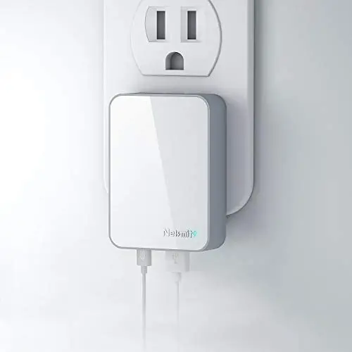 Nekmit USB C Travel Charger, Foldable Thin Flat 60W GaN Tech Dual Port Wall Charger with Power Delivery PD 3.0 for Laptops, MacBook Pro, iPad Pro, iPhone 11 Pro/Max/XS/XR/X, Pixel, Galaxy Nekmit USB C Travel Charger, Foldable Thin Flat 60W GaN Tech Dual Port Wall Charger with Power Delivery PD 3.0 for Laptops, MacBook Pro, iPad Pro, iPhone 11 Pro/Max/XS/XR/X, Pixel, Galaxy